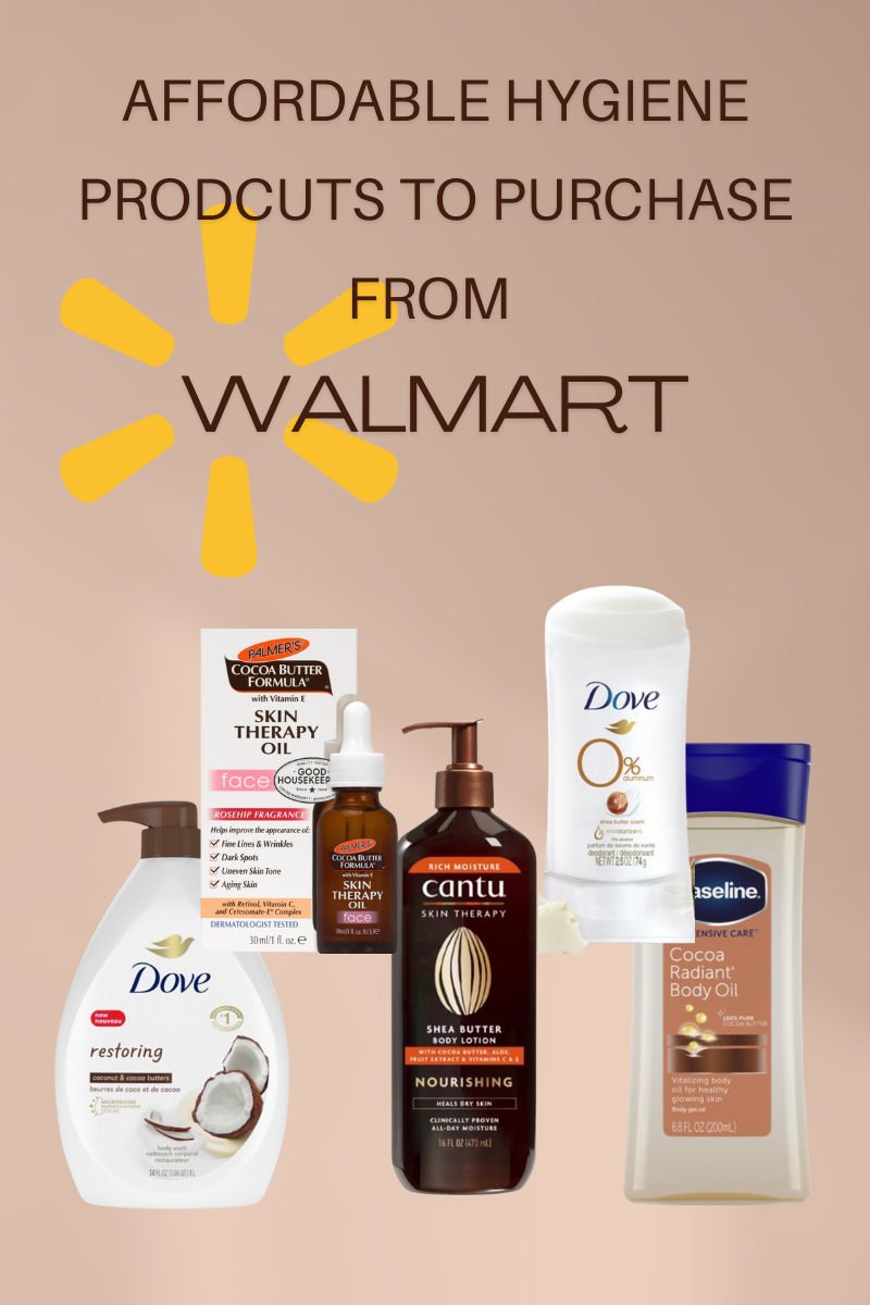 Affordable Hygiene products at Walmart